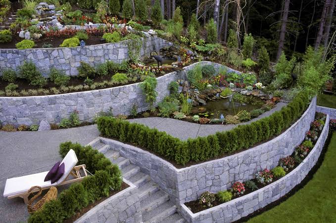 Natural Stone Retaining Wall Installation & Cost Guide
